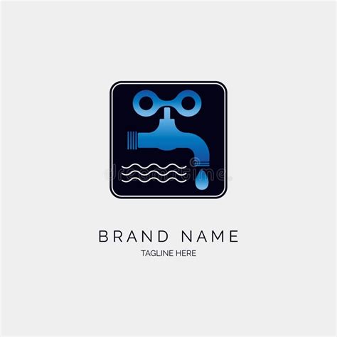 Water Faucet Logo Icon Template Design for Brand or Company and Other ...