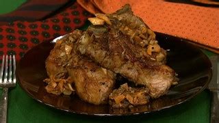 Veal Chops with Mushrooms Recipe | The Chew - ABC.com