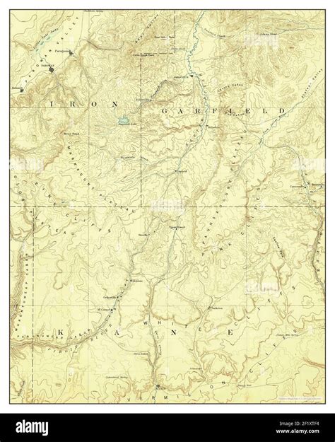 Kanab utah map Cut Out Stock Images & Pictures - Alamy