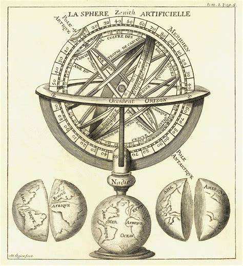 Armillary Sphere, 18th Century Artwork Photograph by Detlev Van ...