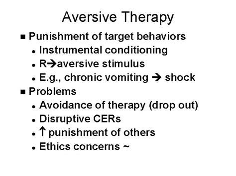 Behavior Therapy Techniques Lesson 18 Behavior Therapy Behavior