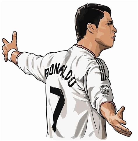 Ronaldo Cartoon Drawing at GetDrawings | Free download