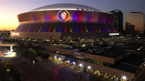 Photos: Caesars Superdome under the lights