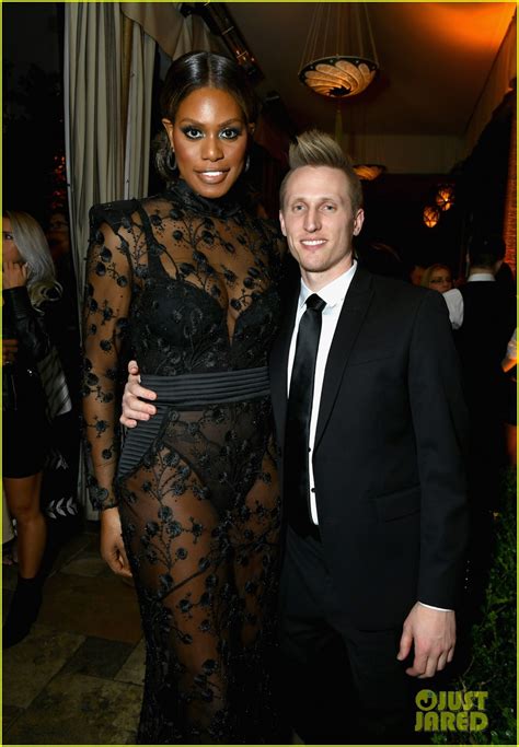 Photo: laverne cox kyle draper split 03 | Photo 4313964 | Just Jared ...