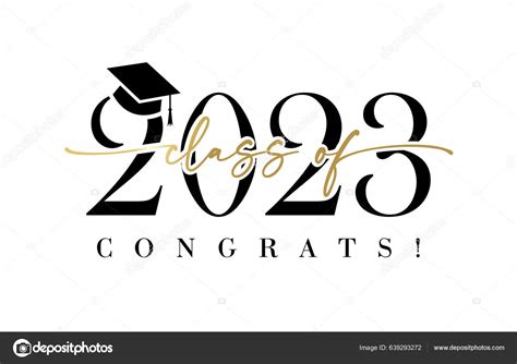 Class 2023 Graduation Cap Congrats Graduation Calligraphy Lettering You ...