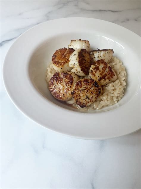 Scallops and Risotto