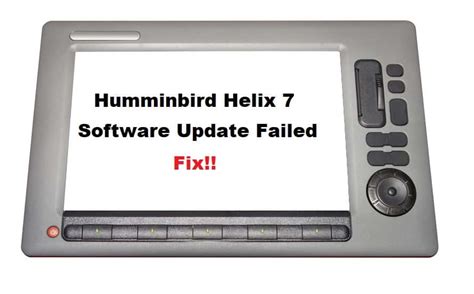 5 Steps To Resolve Humminbird Helix 7 Software Update Problems - FuncFish