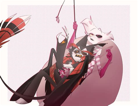 Husk and Angel just chillin', fanart by artist El Tio Limon : r/HazbinHotel