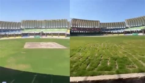 Javed Afridi shares latest view of Arbab Niaz Stadium - Social Buzz ...