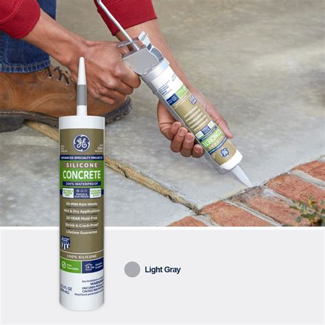 Seal Concrete with GE Concrete Silicone 2® Sealant