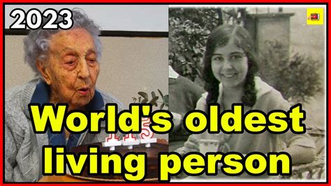 World's oldest living person - February 2023 - YouTube