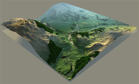 Owen Powell - maps and terrain models - BlenderNation