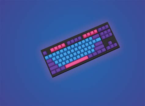 Neon Keyboard by Jak on Dribbble