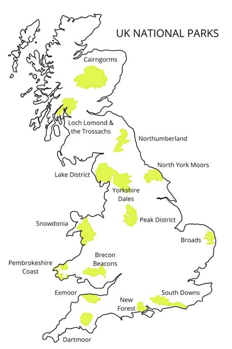 The UK National Parks - Map, Guide and Visiting Tips