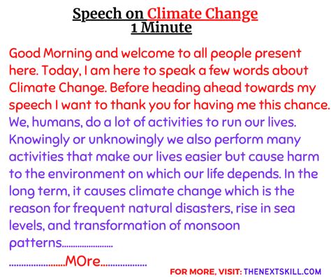 Best Speech On Climate Change [Top 3]