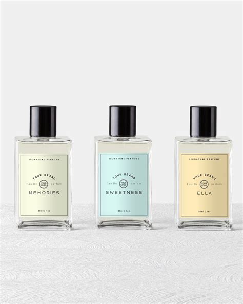 Perfume Label Design Templates