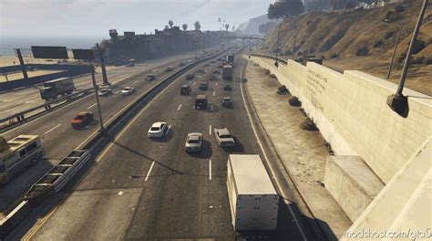 GTA 5: LOS Angeles Traffic V1.1 Mod - ModsHost