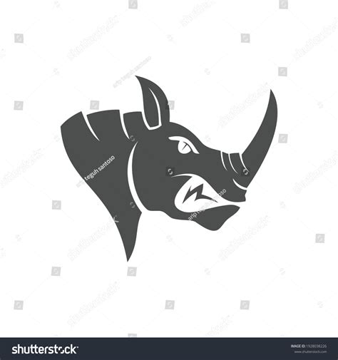 Rhino Outline Tattoo