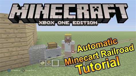 How To Build An Automatic Minecart Railroad (Minecraft Xbox One Edition ...