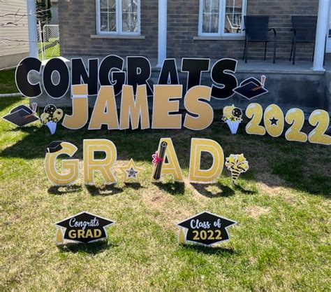 Graduation lawn signs - Explosion celebration