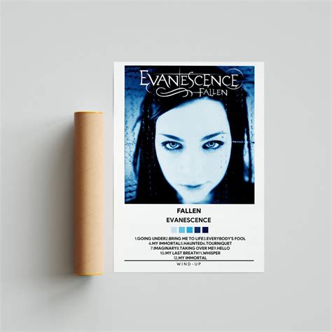 Evanescence Fallen Album Cover Poster Evanescence Album - Etsy