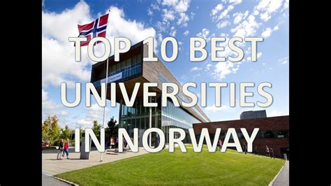 Top 10 Best Universities In Norway/Top 10 Mejores Universidades De ...