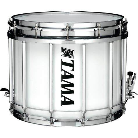 Tama Marching Starlight Marching Snare Drum 14 x 12 in. Sugar White ...