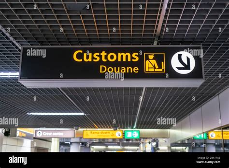 Airport Customs Sign