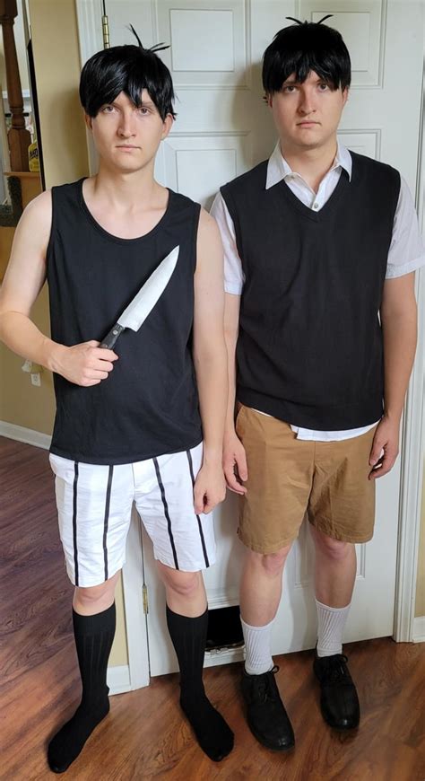 Me and my twin brother's Omori and Sunny cosplay : r/OMORI