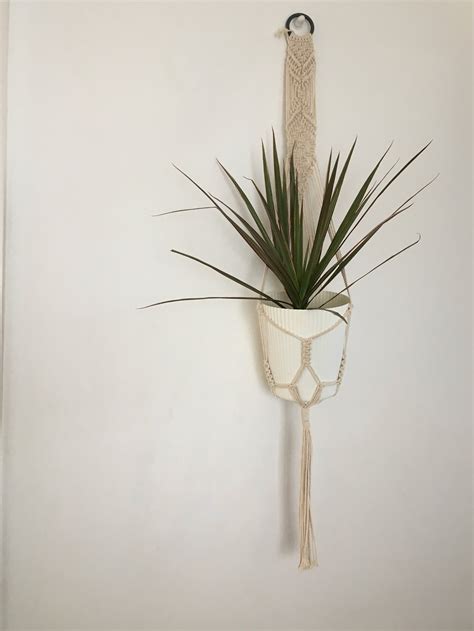 Macrame Boho Plant Hanger - Etsy