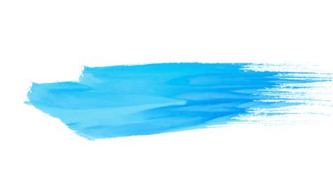 Light Blue Brush Stroke, Blue Brush Stroke, Blue Brush, Blue Ink PNG ...