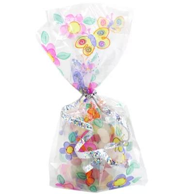 Buy Party Bags Flowers and Butterflys Cello Bags - 20 pack from our All ...