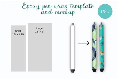 Digital Art & Collectibles Drawing & Illustration DIY Epoxy Pen Wrap ...