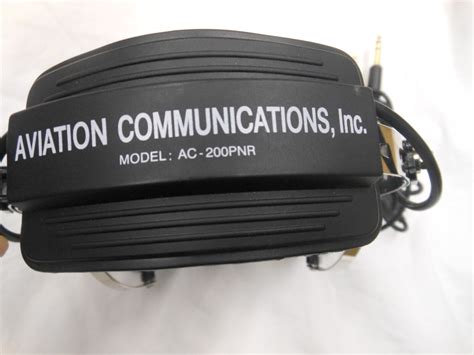 AVCOMM AC-200PNR Passive Aviation Headset Dual Plug | eBay