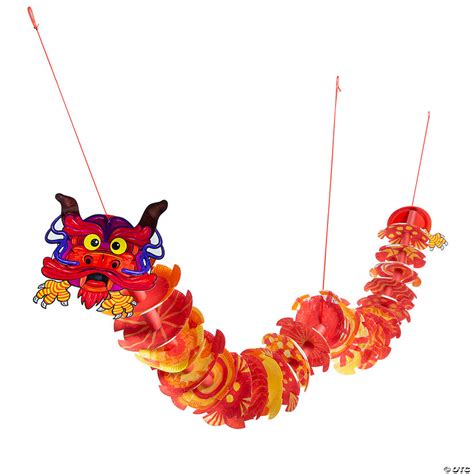 Hanging Lunar New Year Dragon Craft Kit - Makes 1 | Oriental Trading