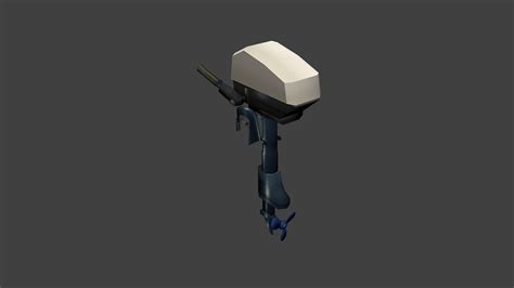 Outboard Boat Engine Yamaha F80 3D Model 3D Model $49 - .3ds .c4d .fbx ...