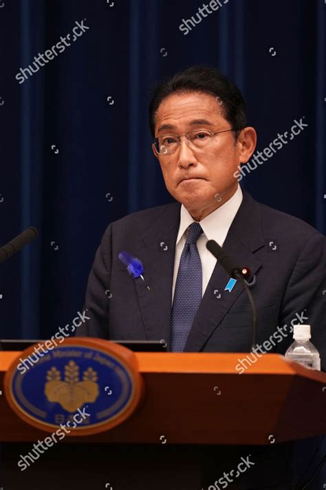 Japans Prime Minister Fumio Kishida Delivers Editorial Stock Photo ...