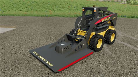 Mower For Skid Steer Loaders V1.1 – FS22 mod