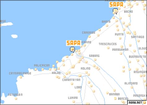 Sapa (Philippines) map - nona.net