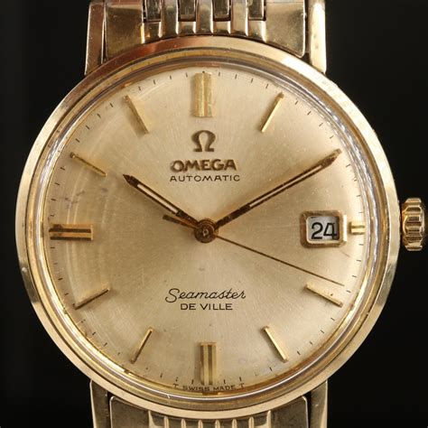 1966 Omega Seamaster DeVille Gold Filled Automatic Wristwatch | EBTH