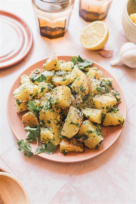 Lebanese Potato Salad - Lemon Herb Potato Salad