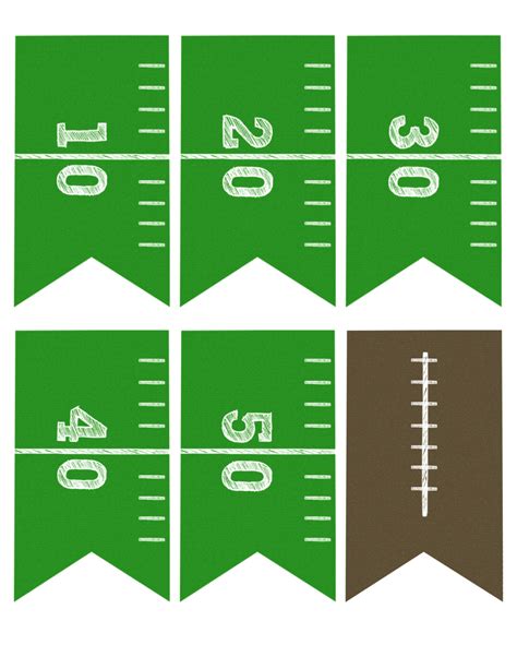 Football Banner Free Printable {Football Party} - Paper Trail Design