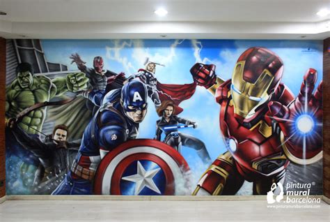 GRAFFITI MARVEL - PINTURA MURAL BARCELONA® [ Mateo Lara ]