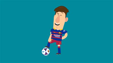 Messi Cartoon Gif Animated