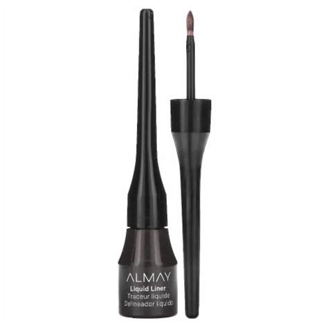 Almay Liquid Eyeliner Waterproof Oil Free 222 Brown, .41 fl oz - King ...