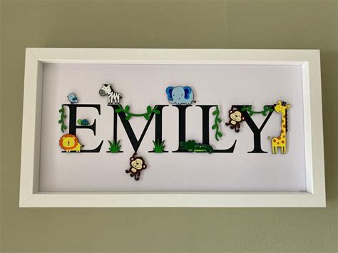 Decorated name frame