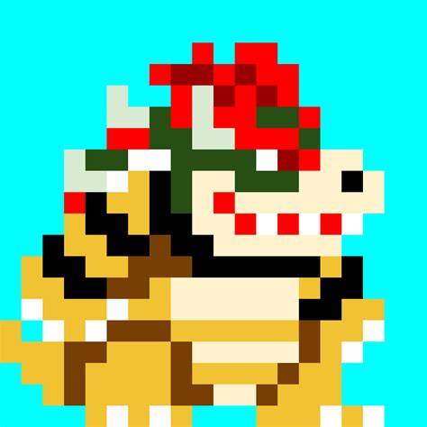 Bowser pixel art