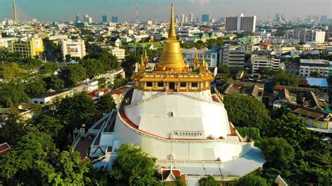 Wat Saket, Bangkok (Temple of the Golden Mount), Thailand (2024) (4K ...