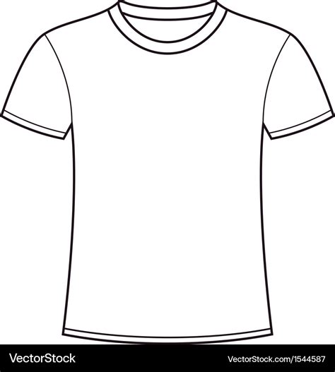 White Blank Shirt Template