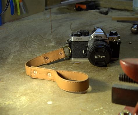 Riveted Leather Camera Wrist Strap : 8 Steps (with Pictures ...